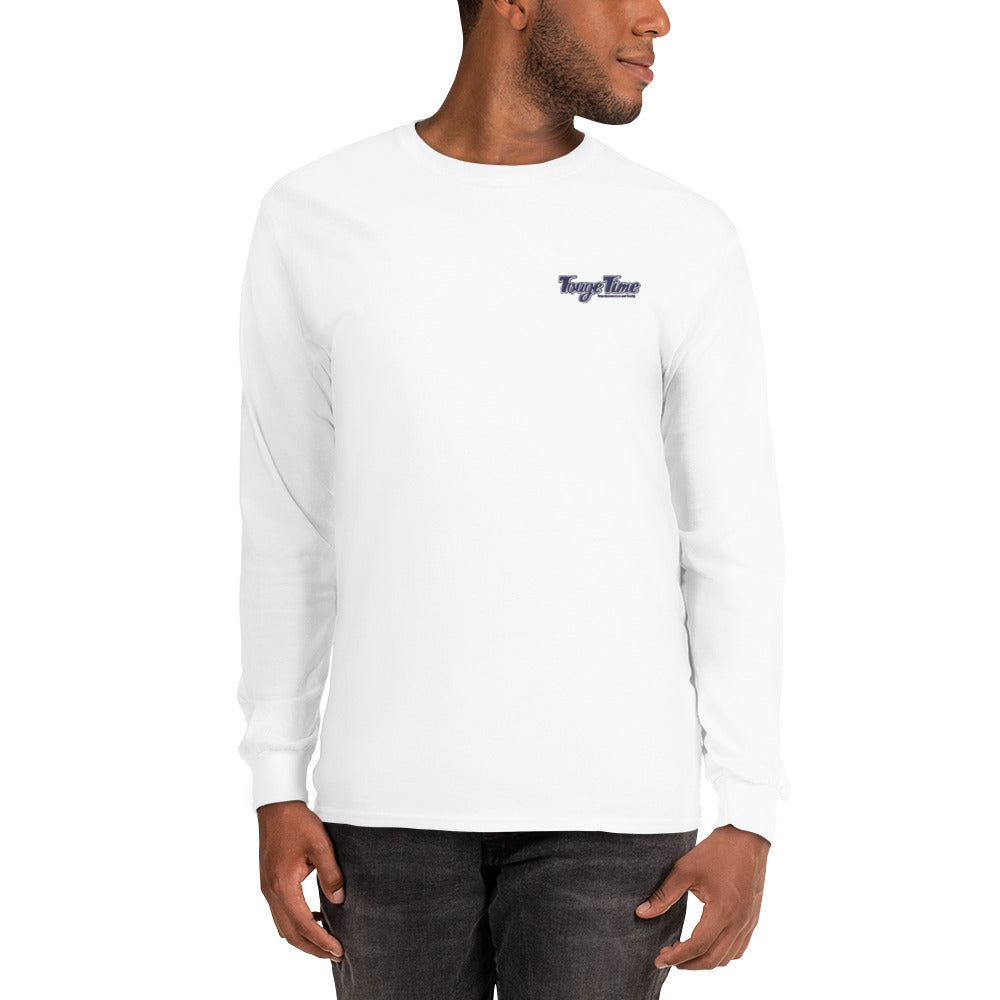 Men’s Long Sleeve Shirt Embroidered Logo